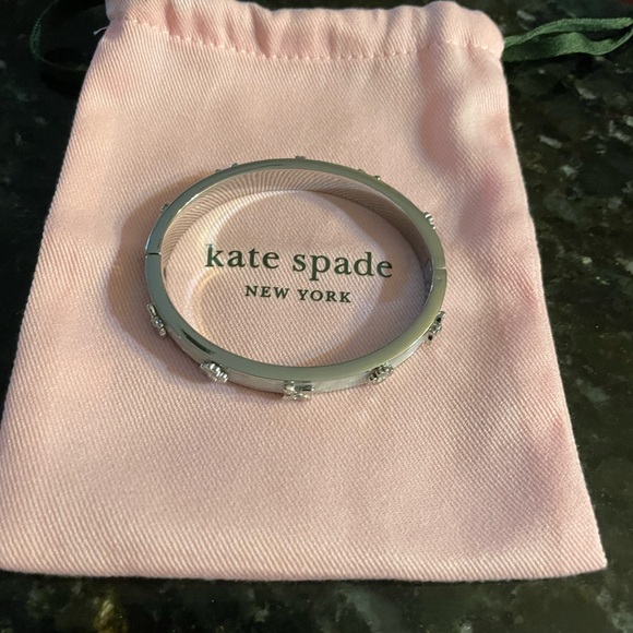 Kate Spade Silver Studded Bangle - Picture 1 of 4